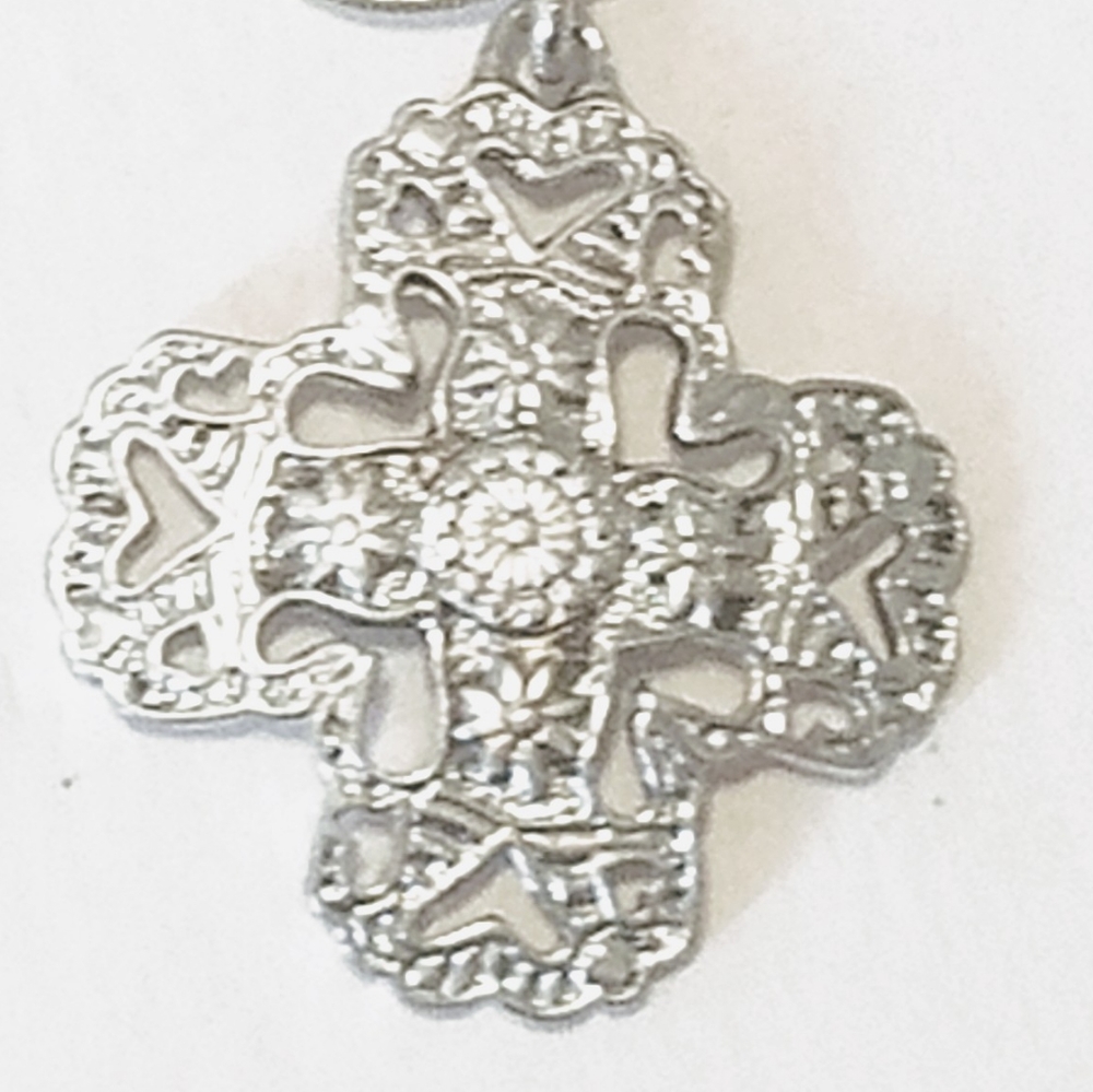 ✔~ VNTG PD "FLOWERS OF FLORENCE" PENDANT & CHAIN ~